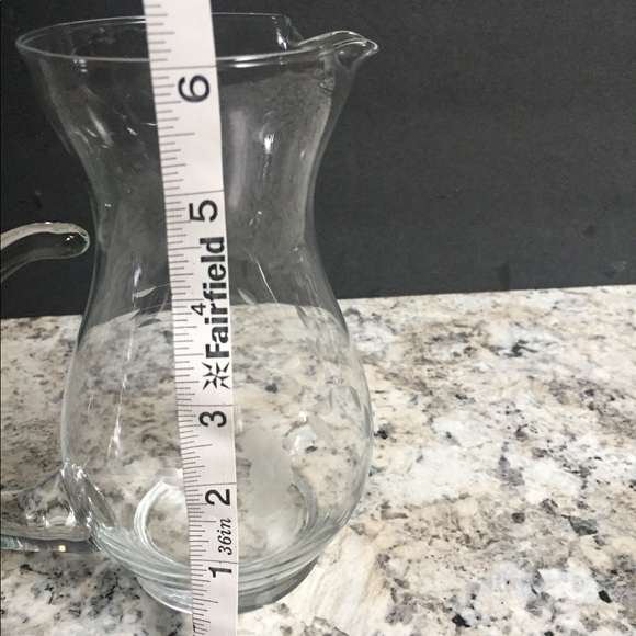 Princess house heritage pattern small pitcher - Picture 3 of 4